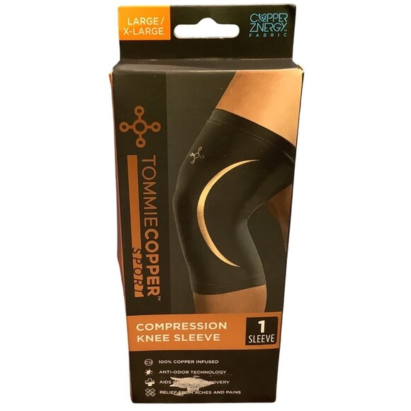 Tommie Copper Sport Knee Sleeve Compression Large/XL Sleeve Joint Pain Relief - Picture 4 of 5